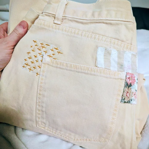 Rudy Jude Cream Women's Jeans - Picture 2 of 11